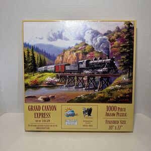 SunsOut Grand Canyon Express 1000 pc Jigsaw Puzzle Sung Kim Americana Scenic